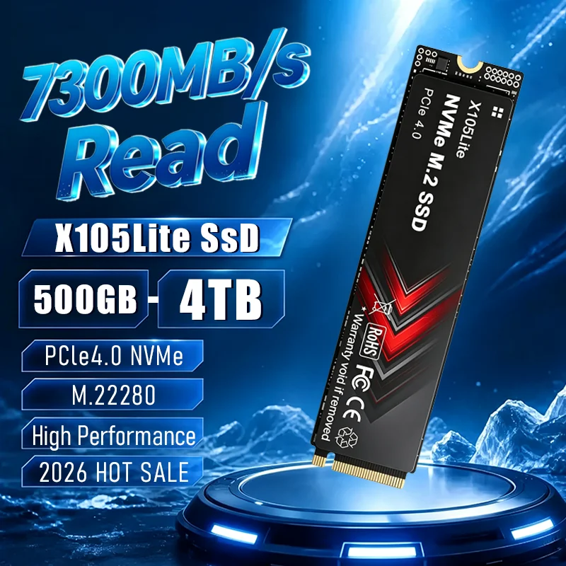 NEW X105Lite 500GB-4TB PCIe 4. - M.2 Nvme 4Tb Pcie 4.0 Ssd recension och pris