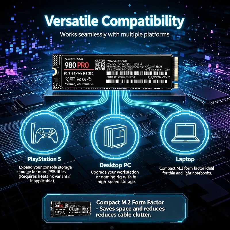 980 PRO High-Speed PCIe 4.0 x4 - M.2 Nvme 4Tb Pcie 4.0 Ssd recension och pris