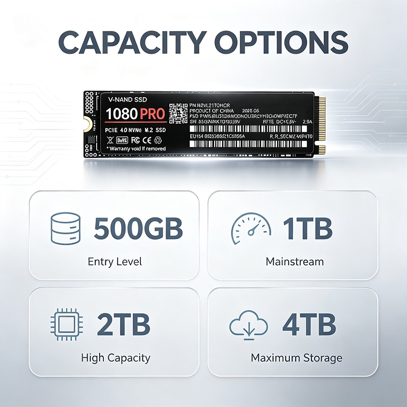 Original 1080PRO PCIe 4.0 M.2  - M.2 Nvme 4Tb Pcie 4.0 Ssd recension och pris