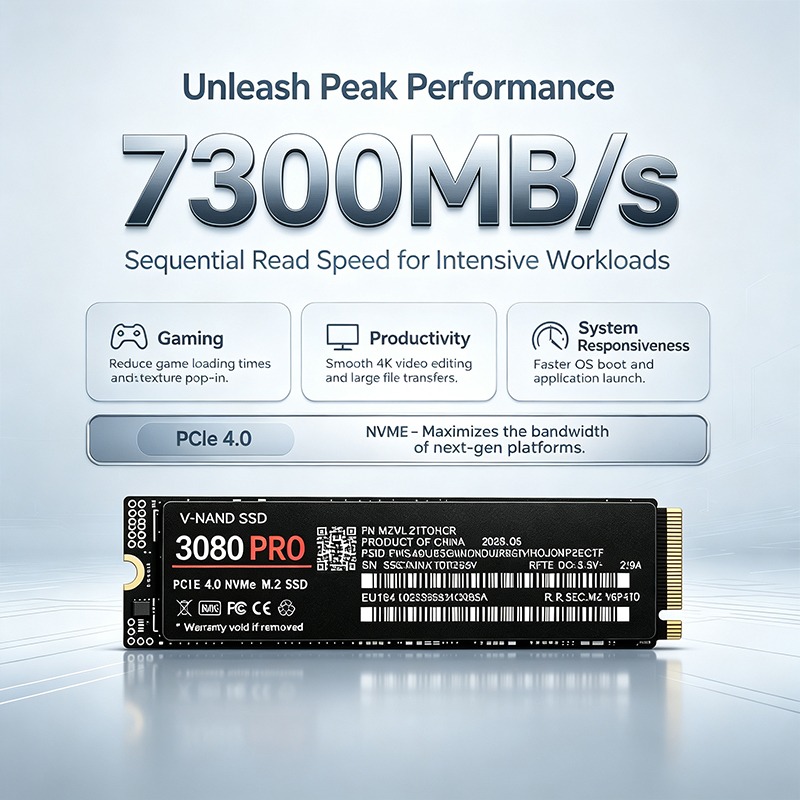 Gaming M.2 NVMe SSD 3080PRO PC - M.2 Nvme 4Tb Pcie 4.0 Ssd recension och pris